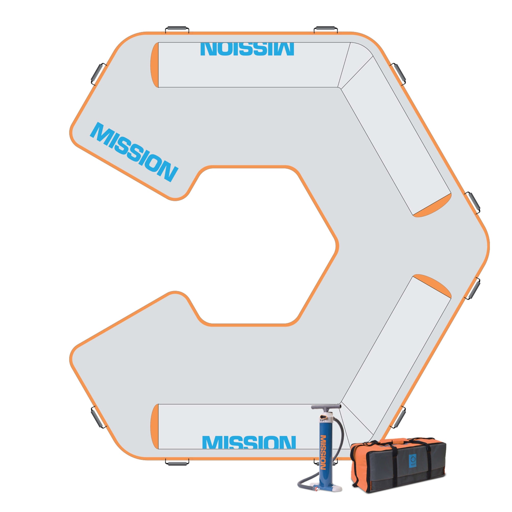 Коврик Mission REEF HEX 82 (11,5'x 11,5')