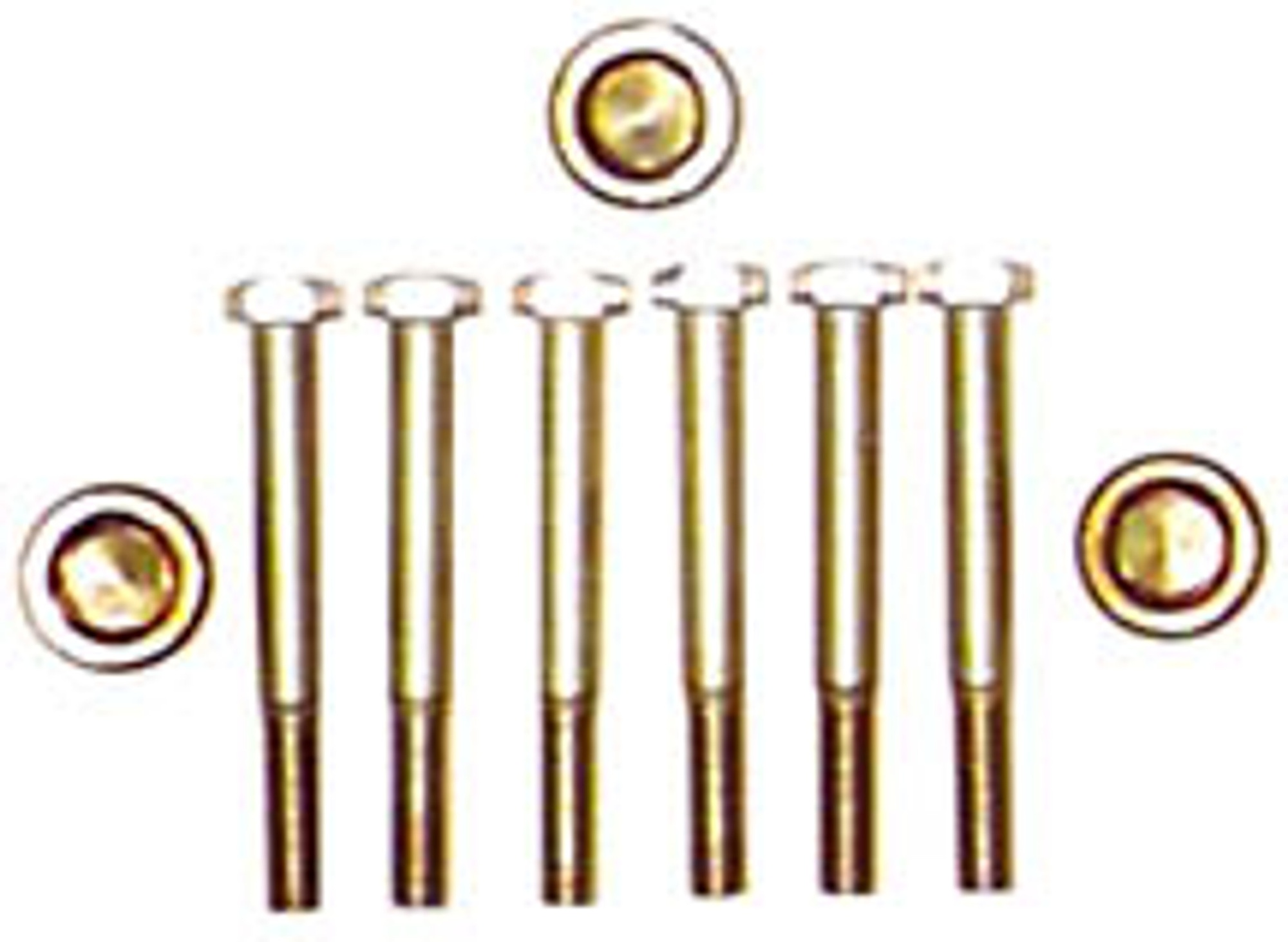 Комплект крепления выпускного коллектора Ford Short Block из нержавеющей стали, FM-1-83SS-P